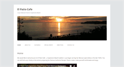 Desktop Screenshot of elpatiocafe.com